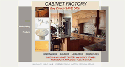 Desktop Screenshot of cabinetfactorydirect.com
